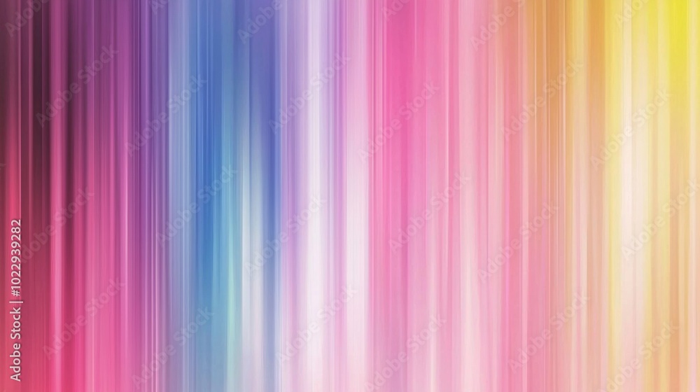Aufkleber mesmerizing abstract background with colorful vertical stripes blending together in pink, yellow, an
