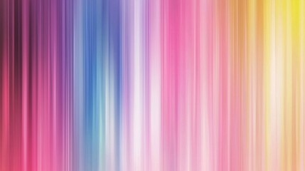 Obraz premium Mesmerizing abstract background with colorful vertical stripes blending together in pink, yellow, and blue. Perfect for adding a touch of color to any project