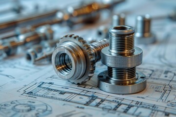 Models and drawings of complex devices