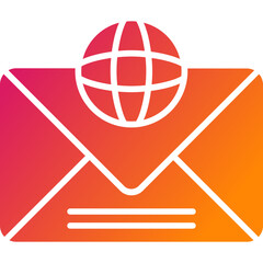 Global Communication Vector Icon Design