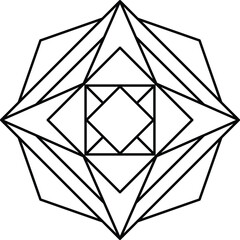 Abstract Hexagon Shape | Abstract Artwork | Abstract Vector