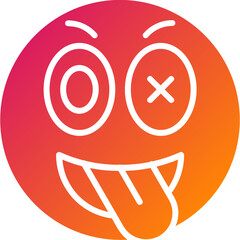 Tongue Vector Icon Design