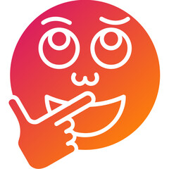 Thinking Vector Icon Design