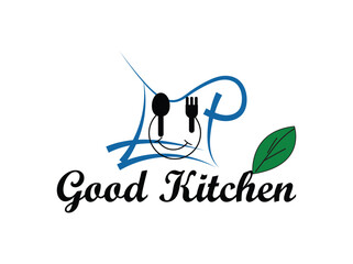 Illustration design of logotype restaurant, Vector design cooking logo. Food ,cooking abstract icon