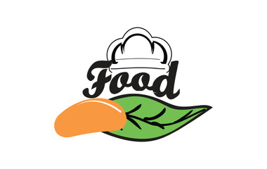 Illustration design of logotype restaurant, Vector design cooking logo. Food ,cooking abstract icon