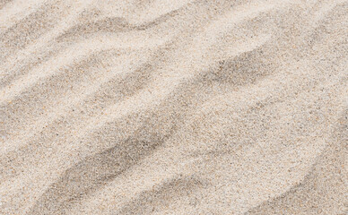 Beach sand background with natural wave pattern,Summer beach with sandy surface ,Backdrop background Wide Horizon Desert dune for Summer Product Presentation