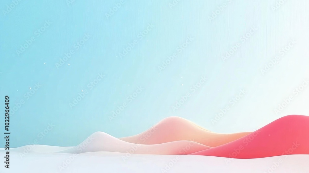 Poster blurred sky with background view