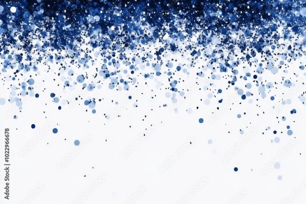 Poster isolated for post-production and overlay in graphic editor, bokeh of white snow on transparent backg