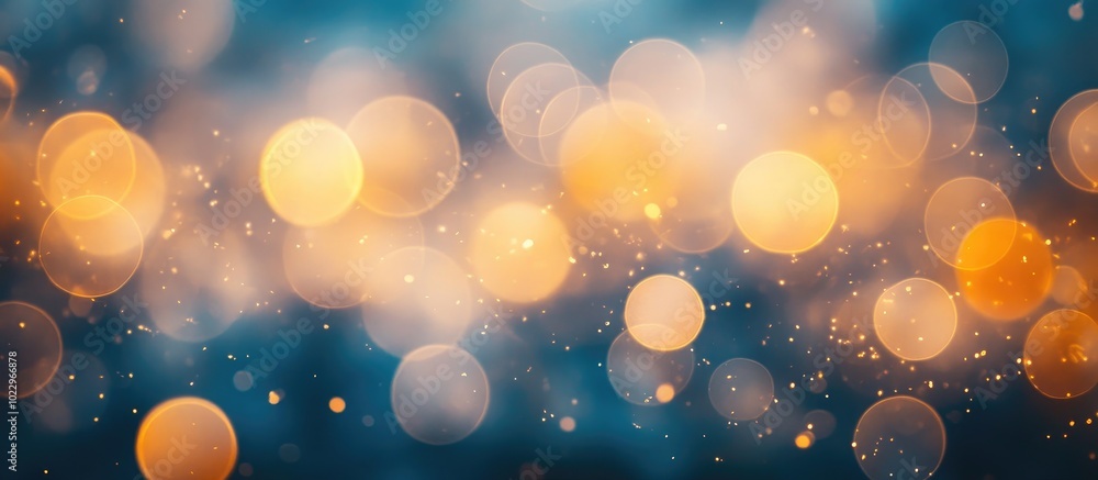 Poster Bokeh Background Used In Graphics
