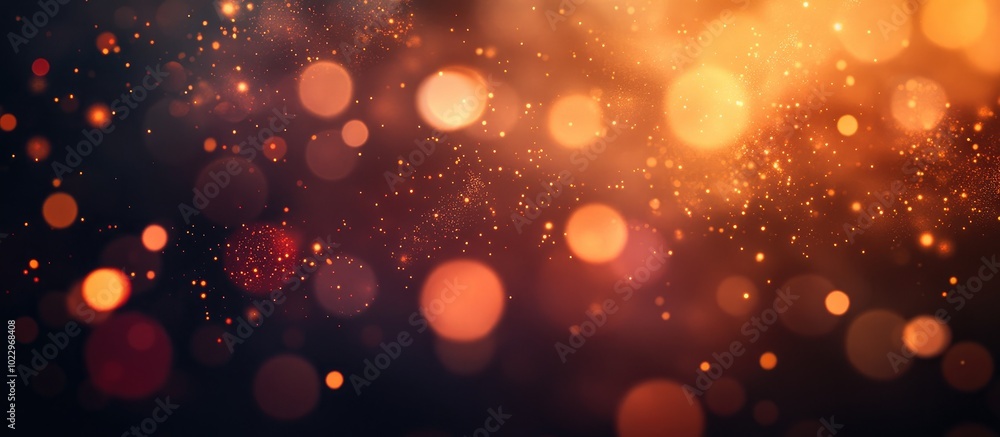 Poster Bokeh Background Used In Graphics