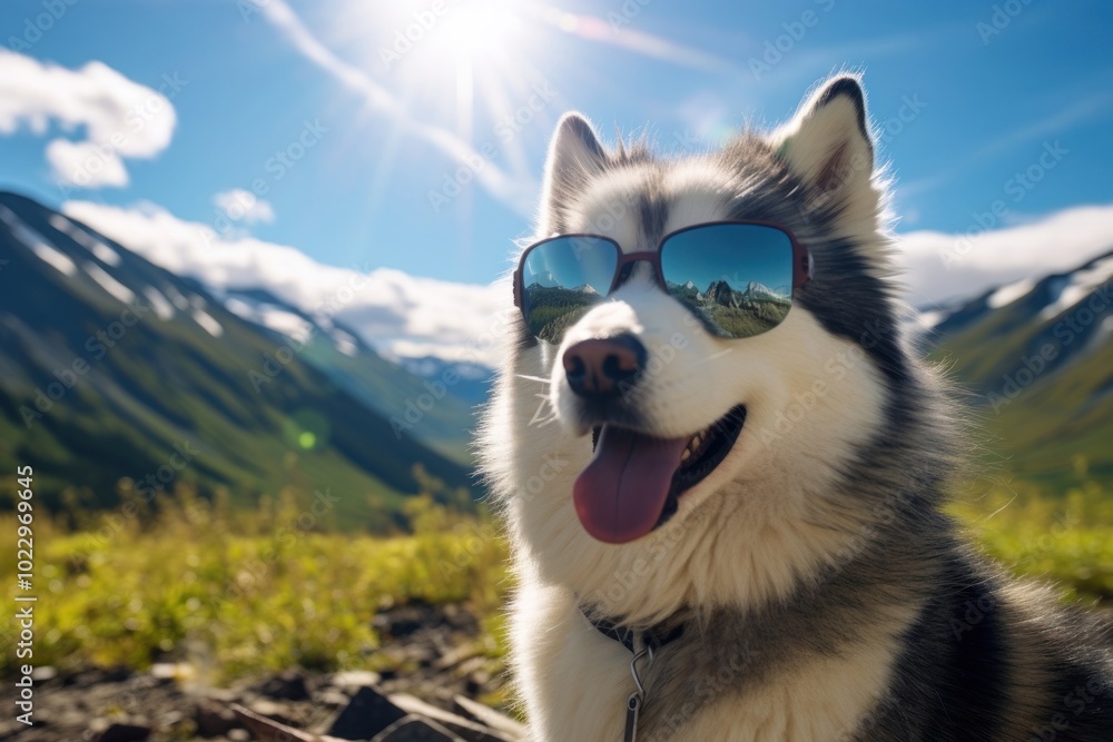 Wall mural Sunglasses outdoors mammal animal.