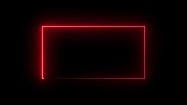 abstract beautiful seamless background , red color neon box spectrum looped animation  Abstract background web neon box pattern LED screens projection