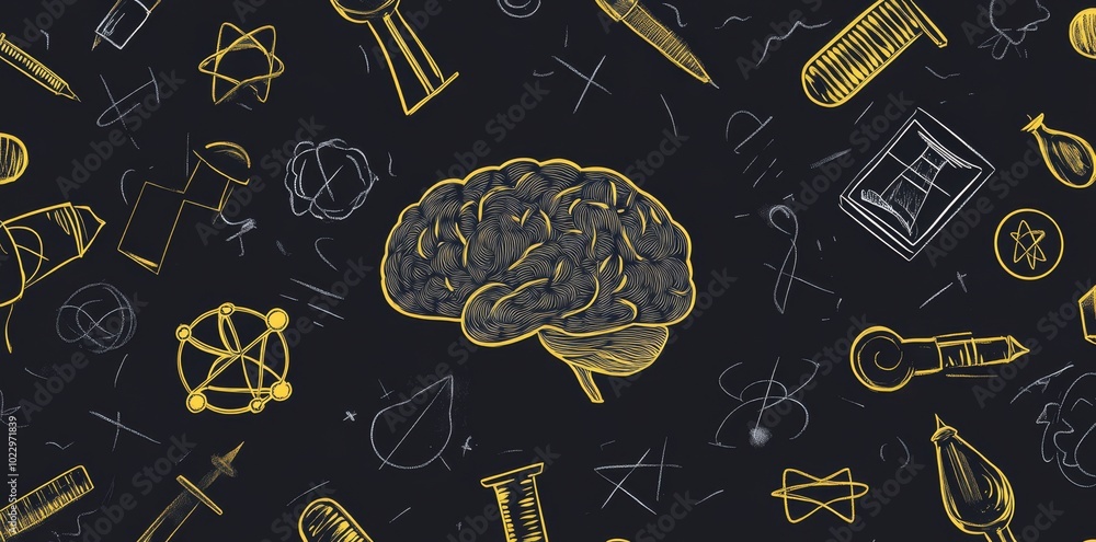 Poster this science and technology background is perfect for showcasing innovation in stem fields such as n