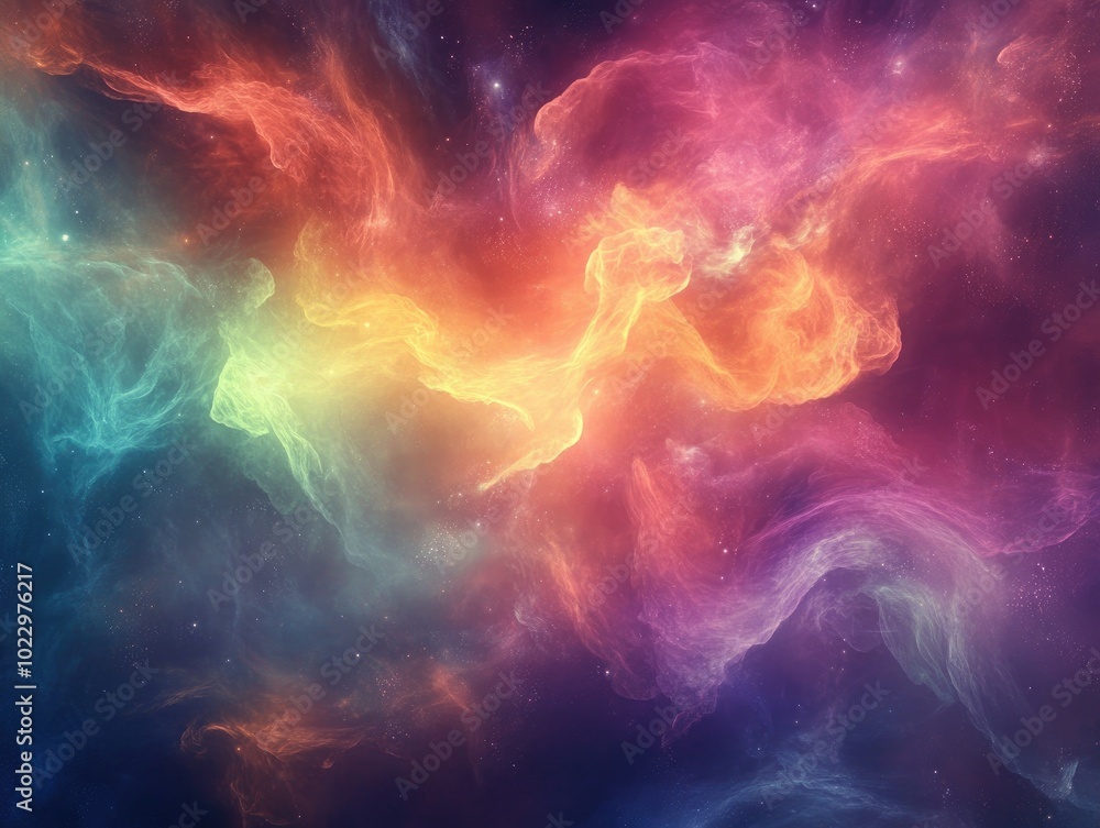 Poster abstract glowing fantasy background with textured elements perfect for artistic designs