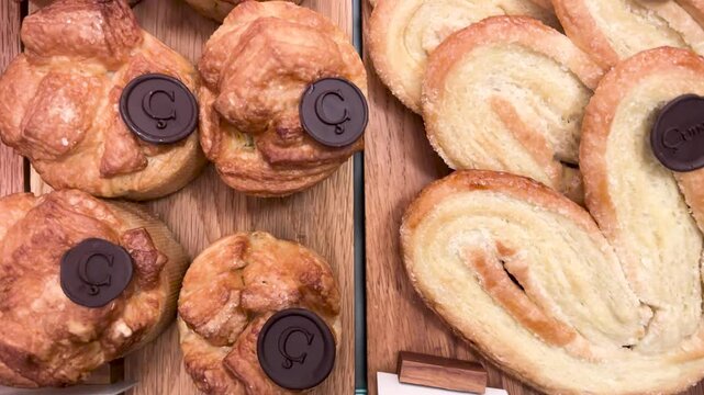 slow motion shot of sweat bakery in mexico city at morning