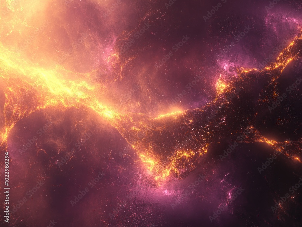 Poster abstract fractal background illustrations featuring a textured chaos of ornamental flares light and 