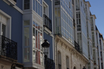 Building in the downtown of Burgos Spain