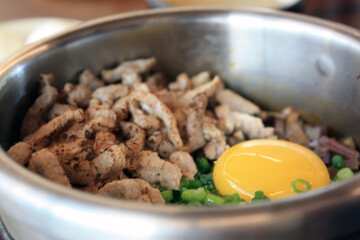 a pot of rice