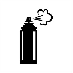 Spray can icon. Aerosol, paint, graffiti, spray paint, small cans, chemicals, art, Urban, street art, pressurized containers, paintings, propellants, spray cans, aerosols, chemicals.