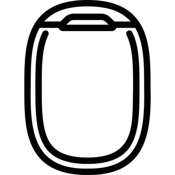 recommend clip art: Simple vector icon airplane window