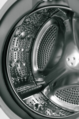 open washing machine. home appliance