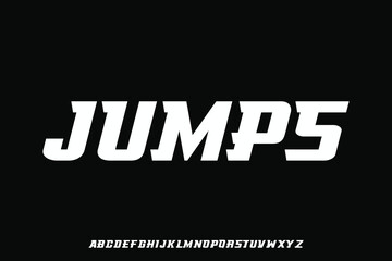 Display alphabet font vector design suitable for headline, poster, logo, magazine and many more