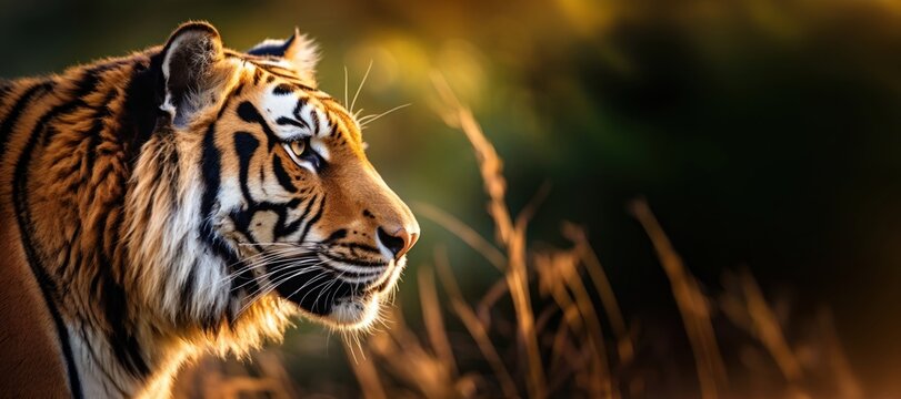 Tiger wildlife animal mammal.