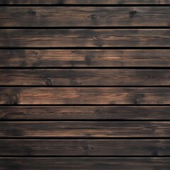 Naklejka premium Dark Wood Planks, Rustic Timber Boards, Wooden Wall Panels Background