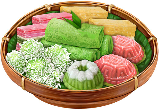 Kuih Illustration