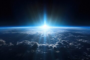 Obraz premium Earth astronomy outdoors horizon.