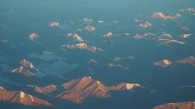 Himalayas view from the above a plane
