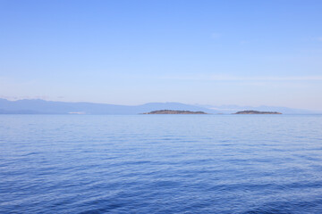 the blue hour at Vancouver Island's coast