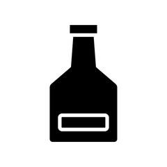 bottle icon, modern vector isolated on white background.