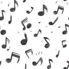 Seamless Musical Notes Pattern for Creative Projects