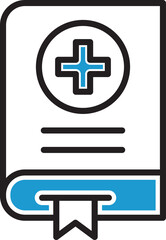 Obraz premium Medical Report Line Icon 
