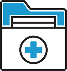 Medical Record Folder Icon
