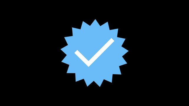 This Blue Seal of Approval Shows Success.