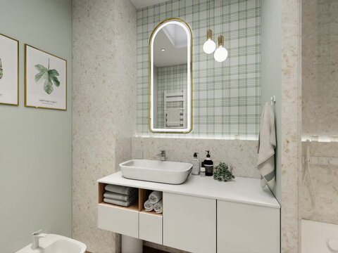 casa moderna de lujo con ba&ntilde;os modernos y zona de entrada con gran altura y estilo mediterraneo 
