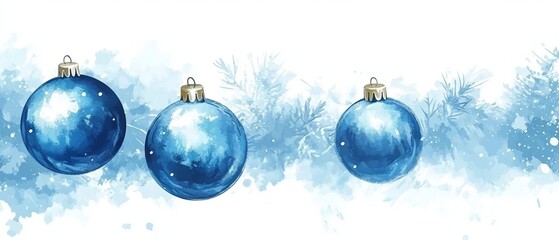 christmas watercolor background