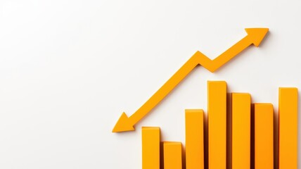 Closeup of a financial graph with lines representing revenue and expenses, showing profit margins over time