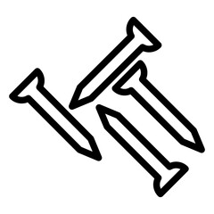 Nails Vector Design Icon Style