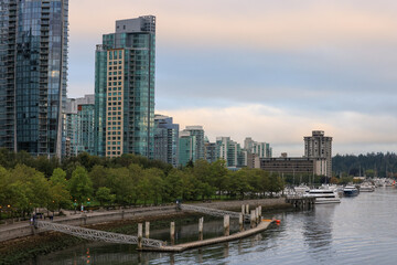 Obraz premium the skyline of Vancouver downtown