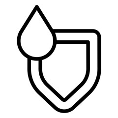 Waterproofing Vector Design Icon Style