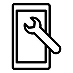 Smartphone Repair Vector Design Icon Style