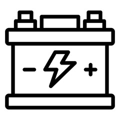 Car Battery Vector Design Icon Style