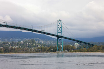 lions gate bridge in Vancouver BC