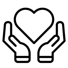 Holding Hands Vector Design Icon Style