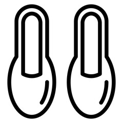 Dance Shoes Vector Design Icon Style © Circlon