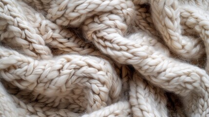 Close-up of woolen knit texture background