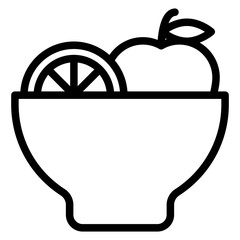 Fruit Salad Vector Design Icon Style